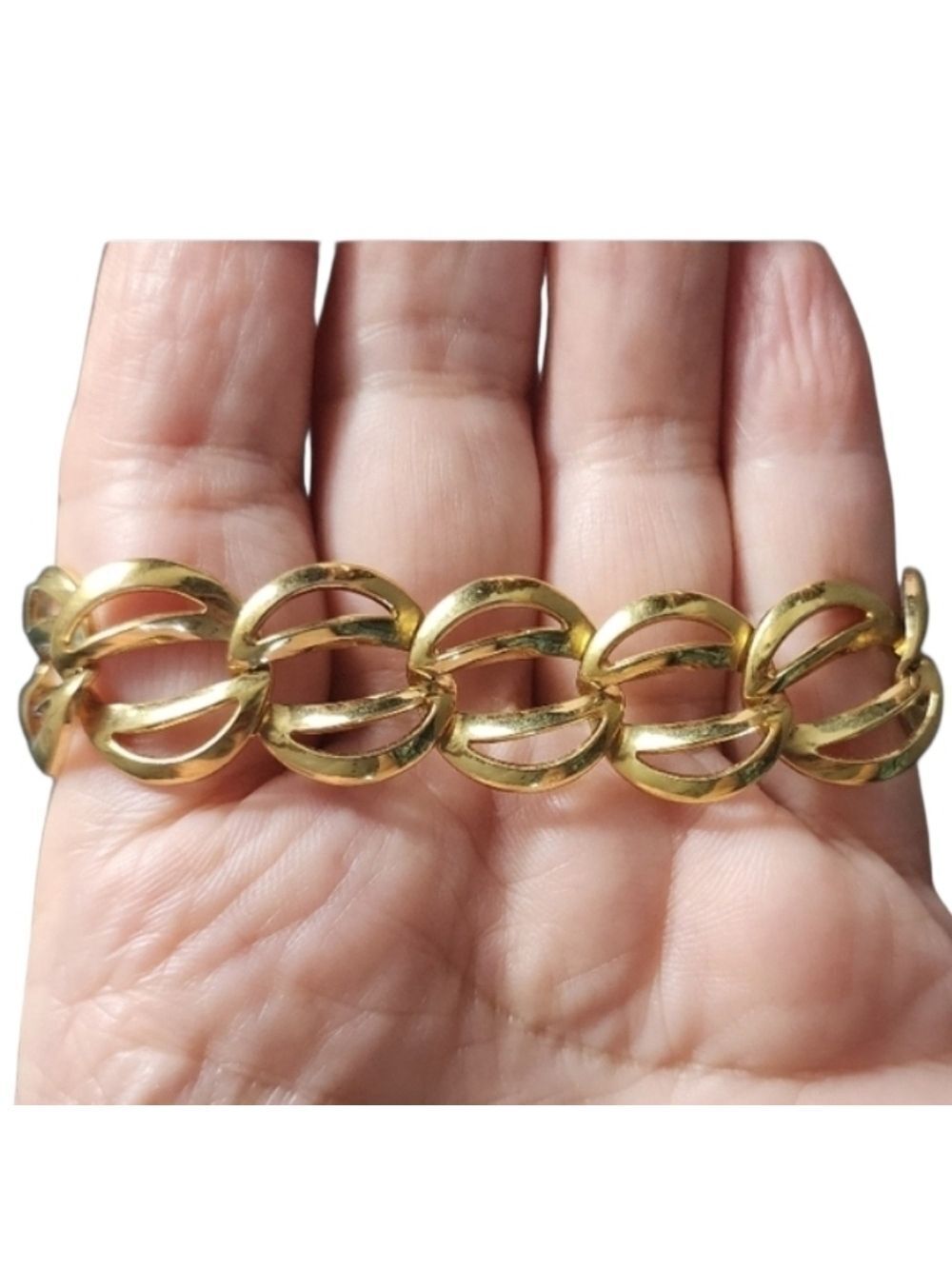 Gold Tone Link Bracelet